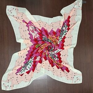 Zac Posen Multicolor Safety Pin Scarf